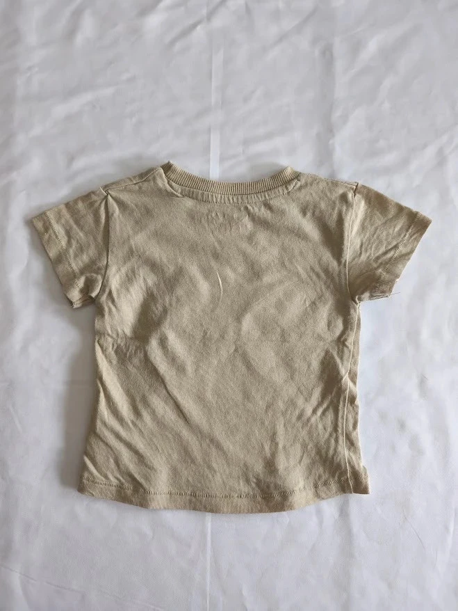 Camiseta Disney Baby 3 meses Mickey beige manga corta estampado surf – photo 3